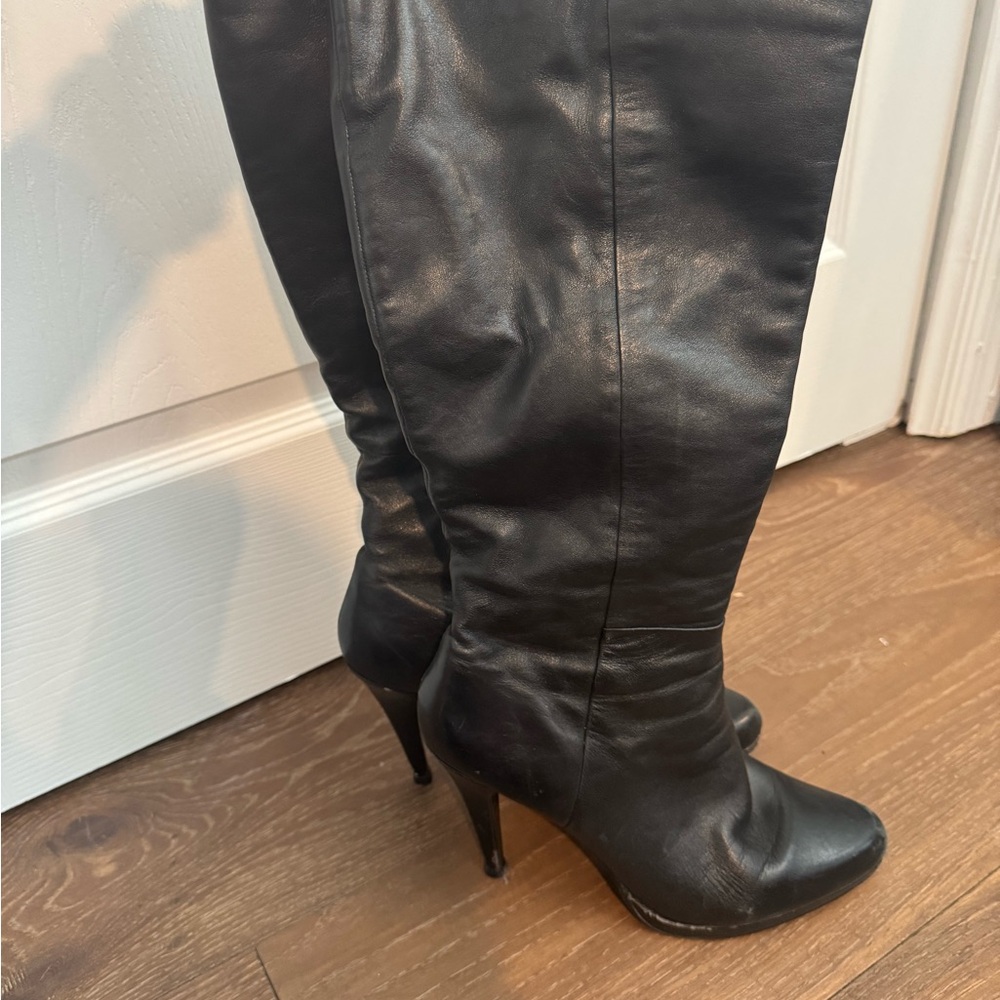 Nine West Black Heeled Boots